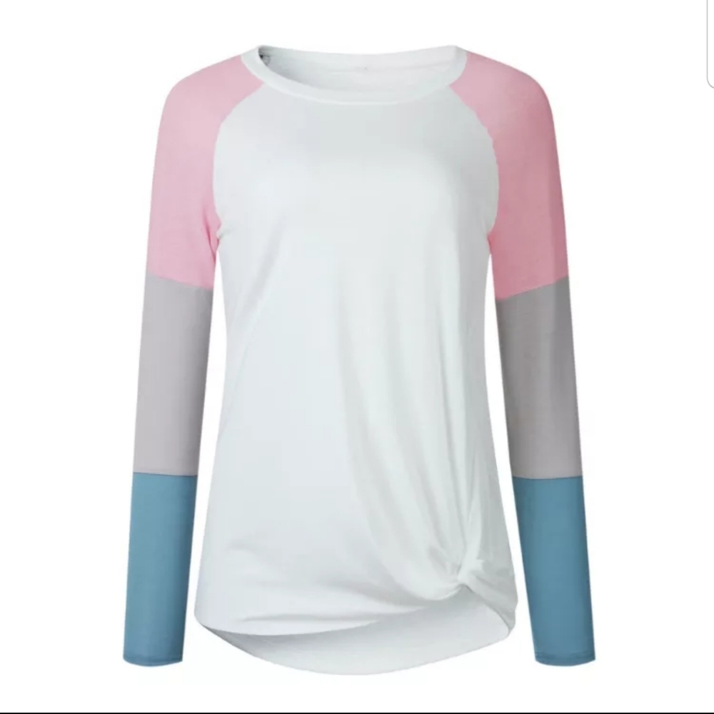 PATCHWORK LONG SLEEVE TEE - Picture 4 of 6